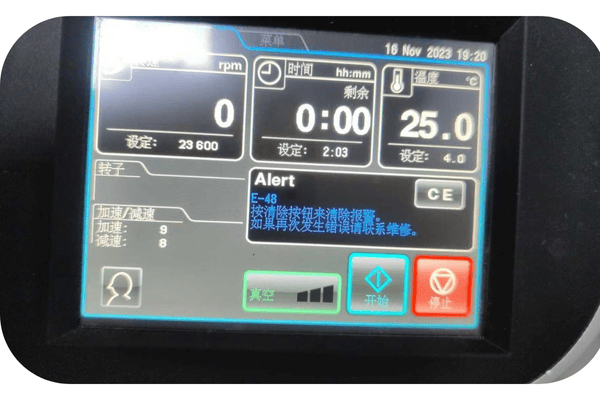Hitachi离心机CR22G不会使用深度分析解决方案